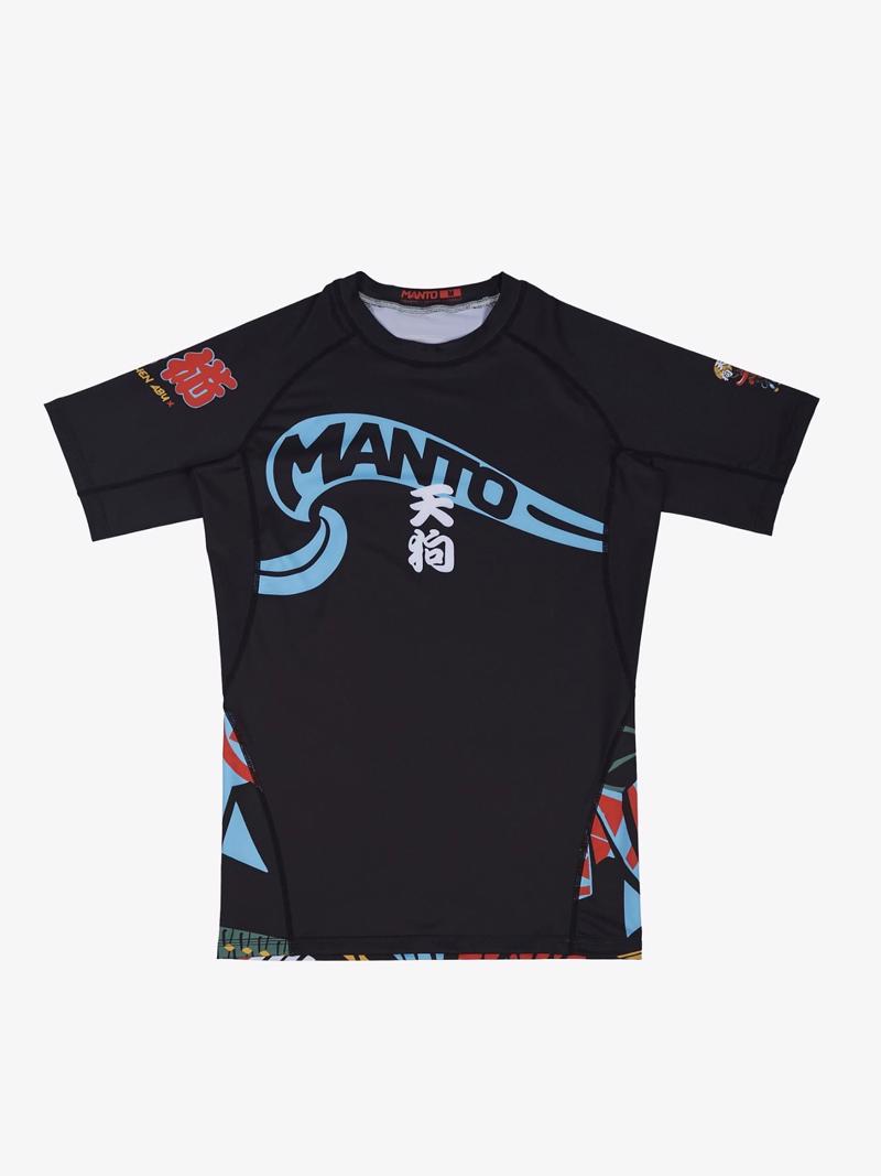 MANTO TENGU RASHGUARD -black